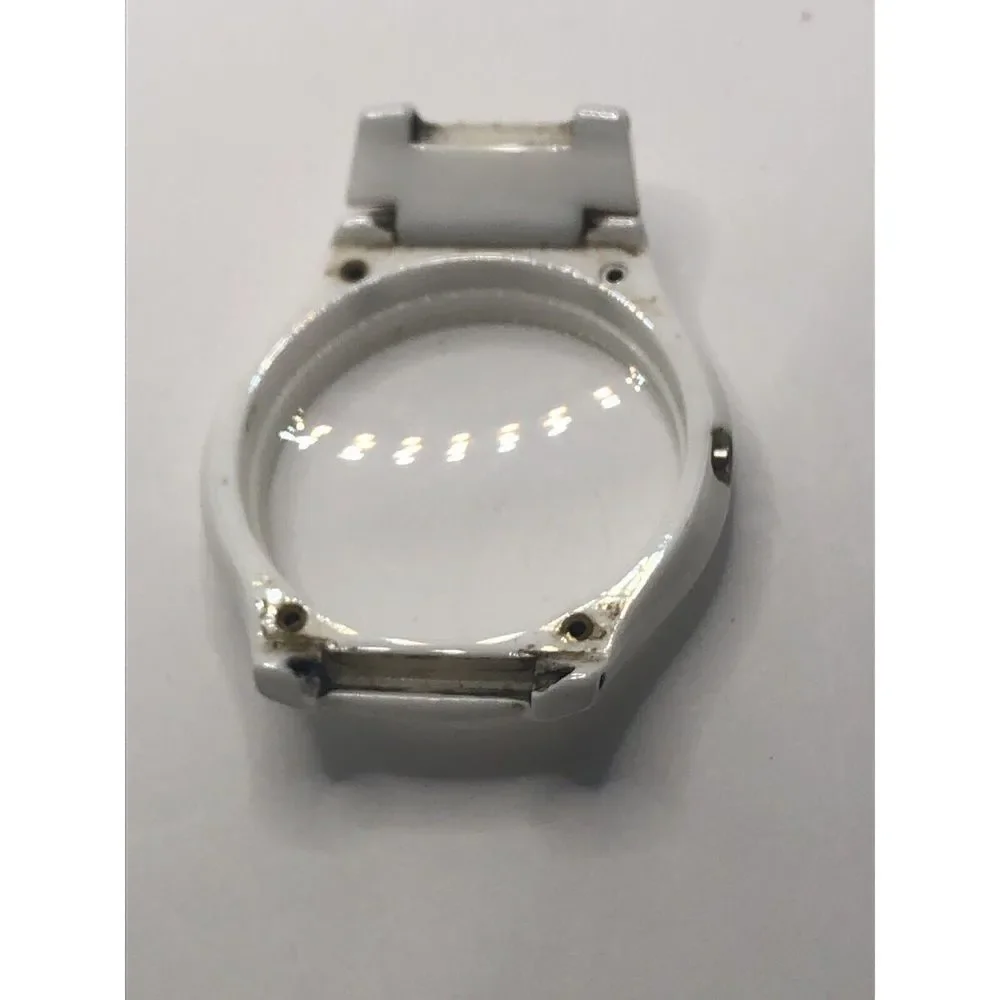 Michael Kors Watch Parts Case Only White Ceramic No Crystal 38mm GY390